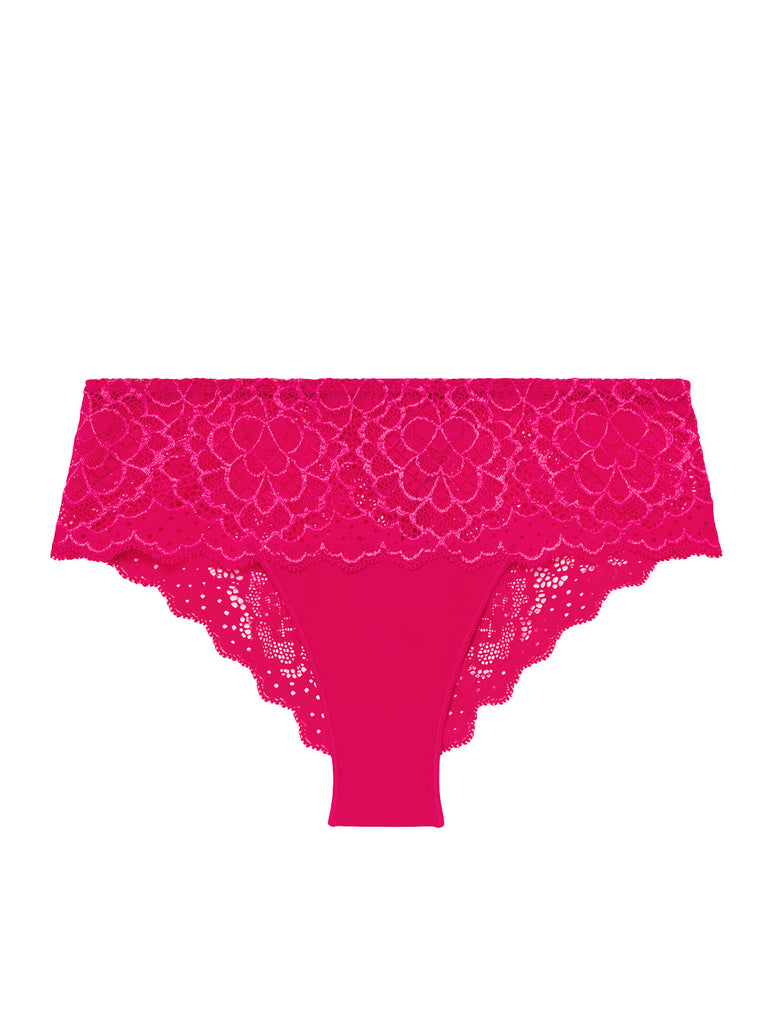 Shorty - Wintergrün-Rosa