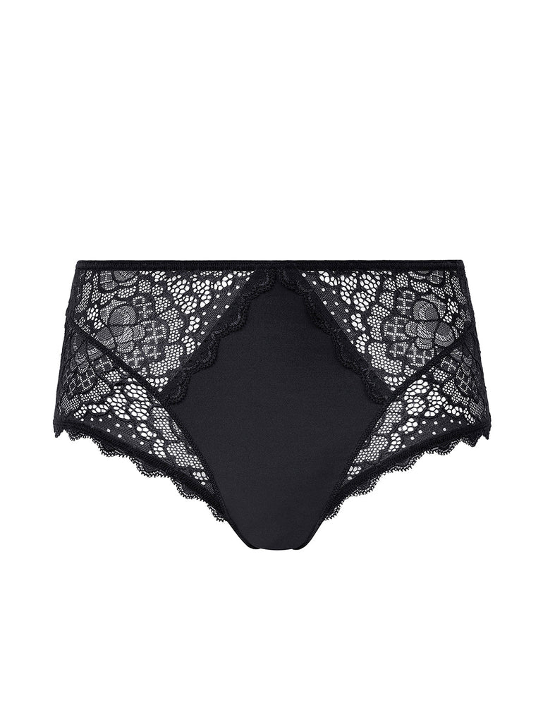 High-Waist-Slip. - Schwarz