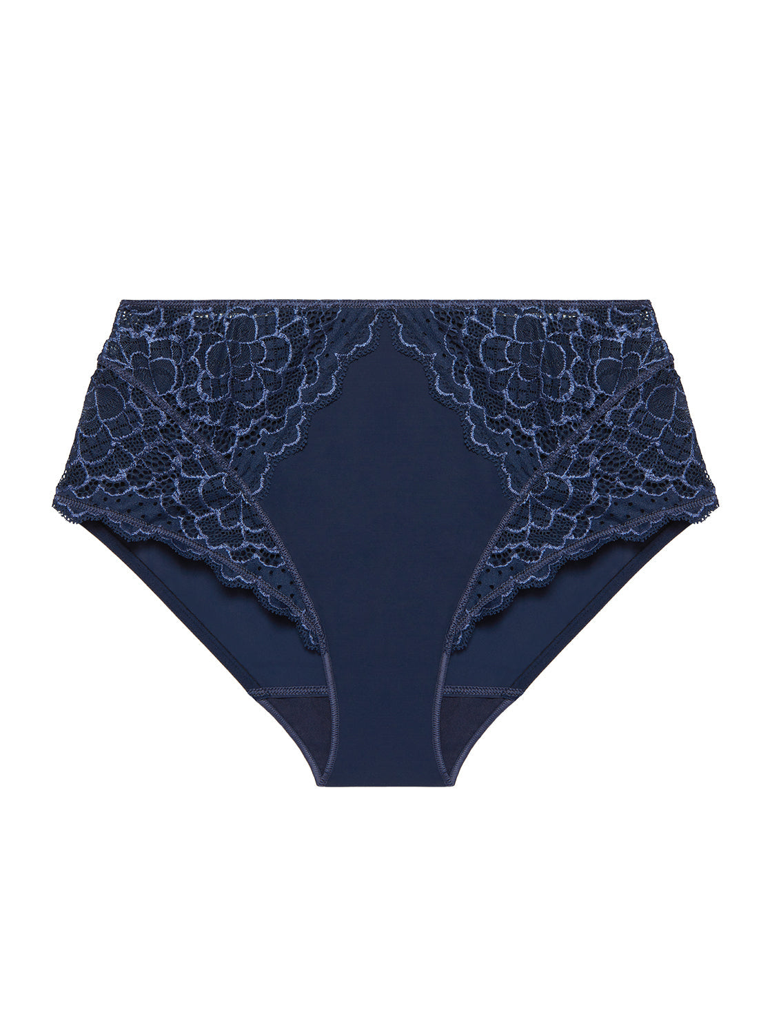 High-Waist-Slip. - Tintenblau