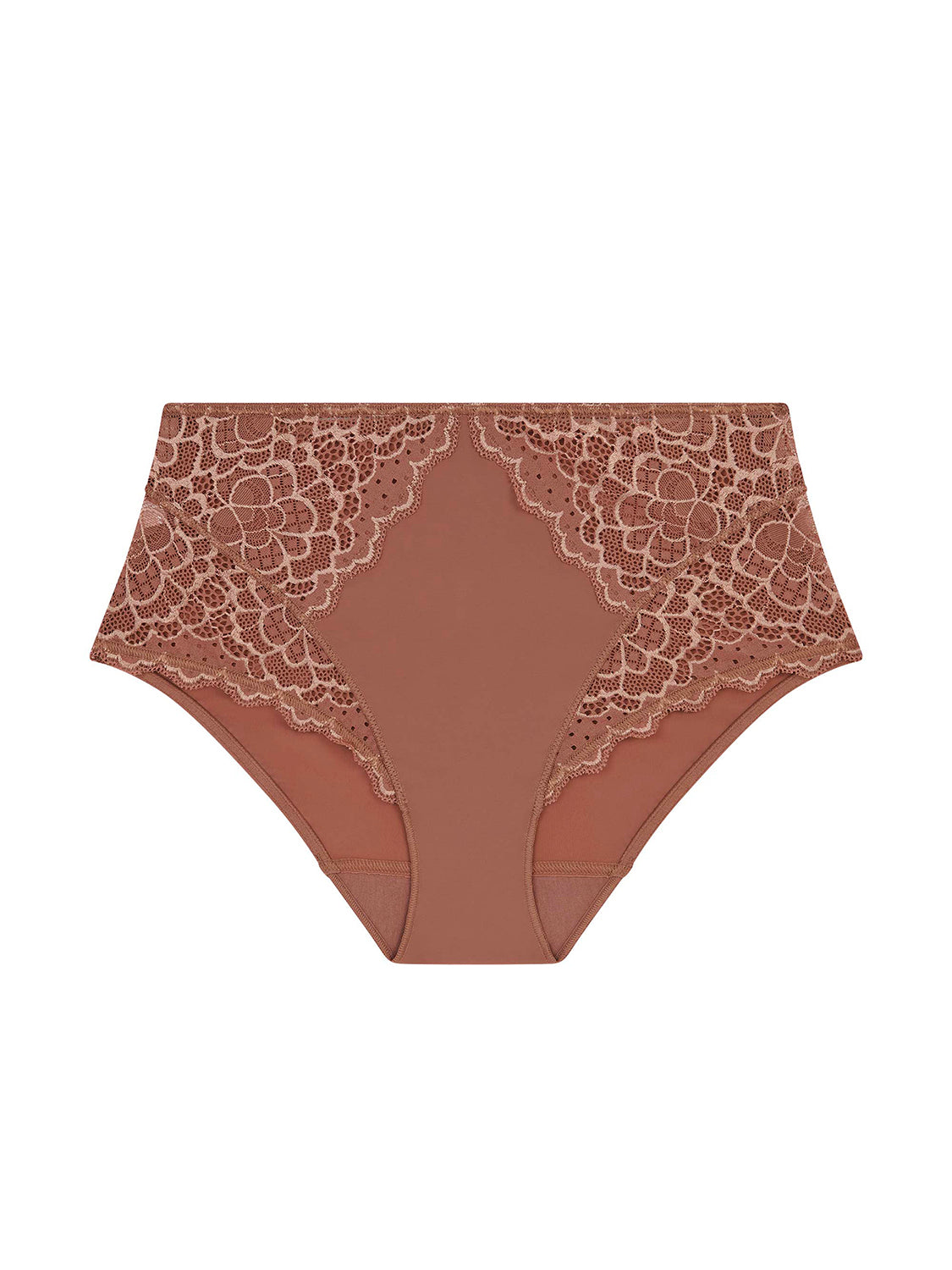 High-Waist-Slip. - Kokosbraun