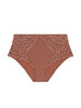 High-Waist-Slip. - Kokosbraun