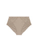 High-Waist-Slip. - Graubeige