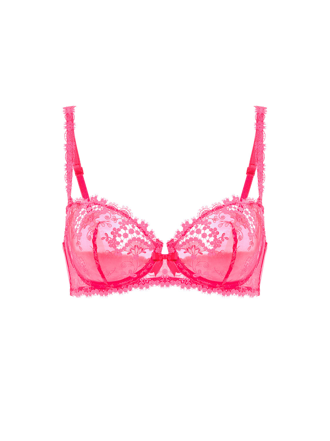 Half-Cup-BH - Fabelhaftes Rosa