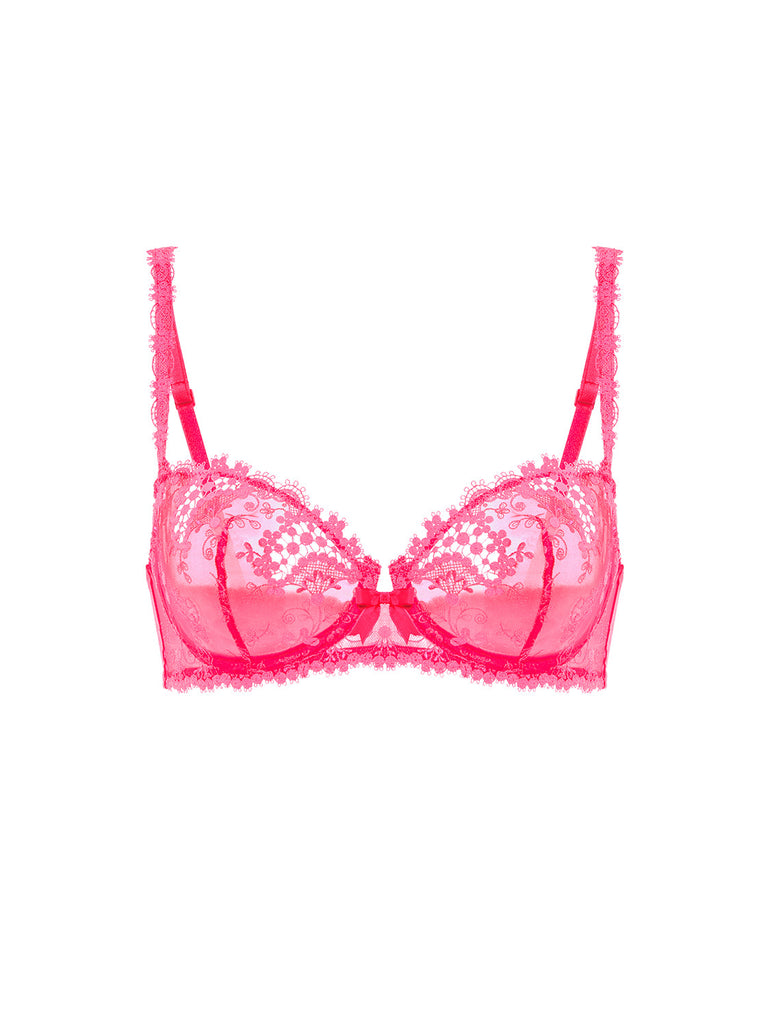 Half-Cup-BH - Fabelhaftes Rosa