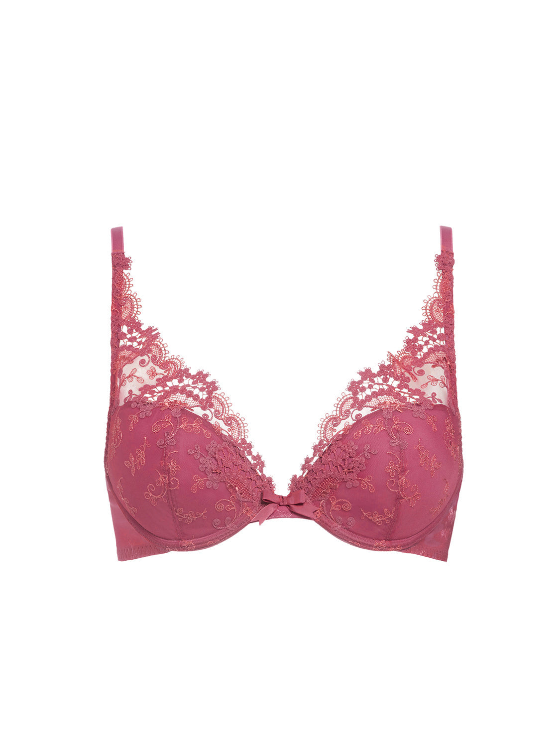 Triangel-Push-up - burgunder