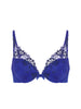 Plunge-Push-up-BH - Elektrisch-Blau