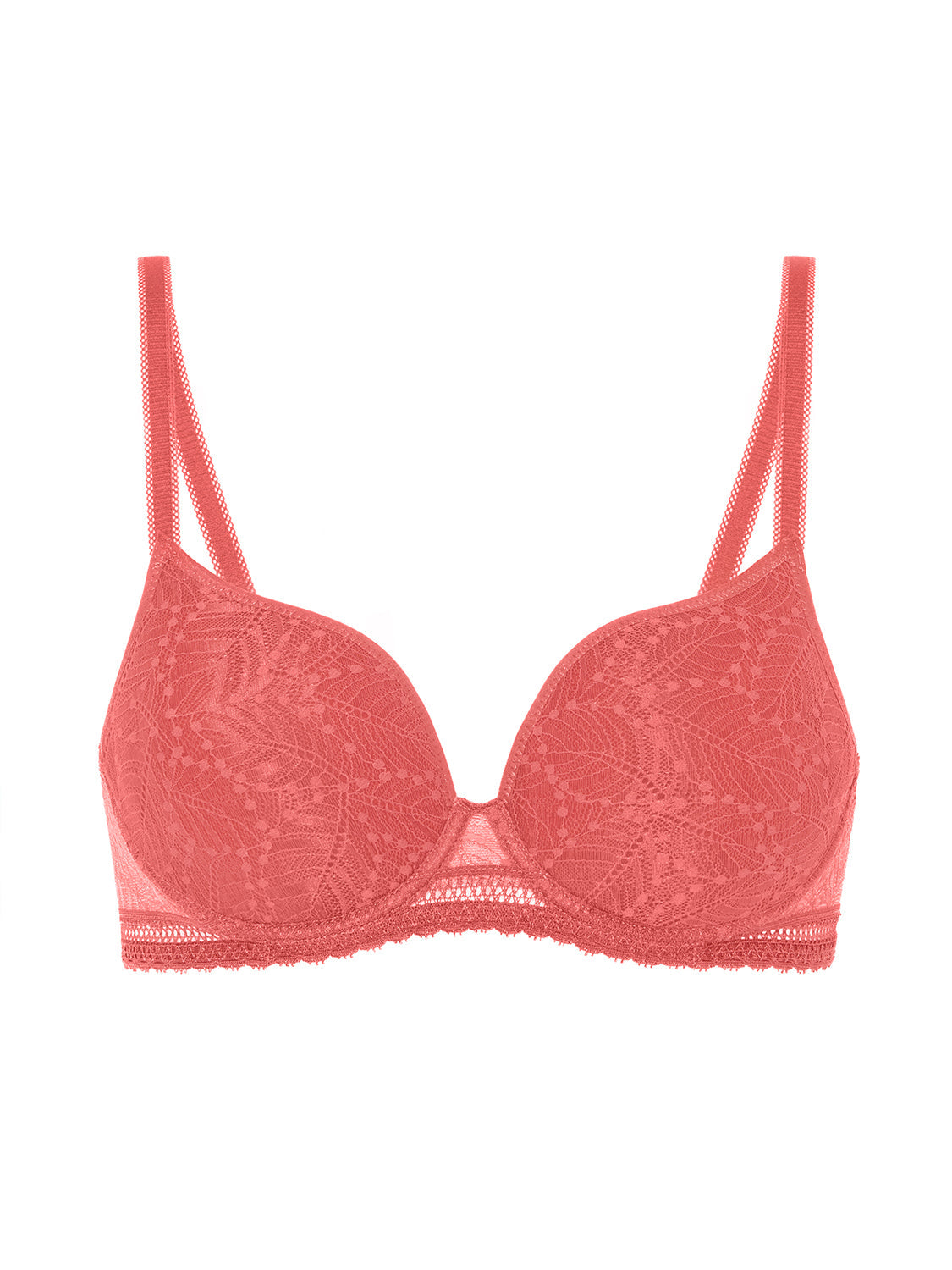 Spacer-BH mit tiefem Dekolleté - Texas Rosa
