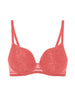 Spacer-BH mit tiefem Dekolleté - Texas Rosa