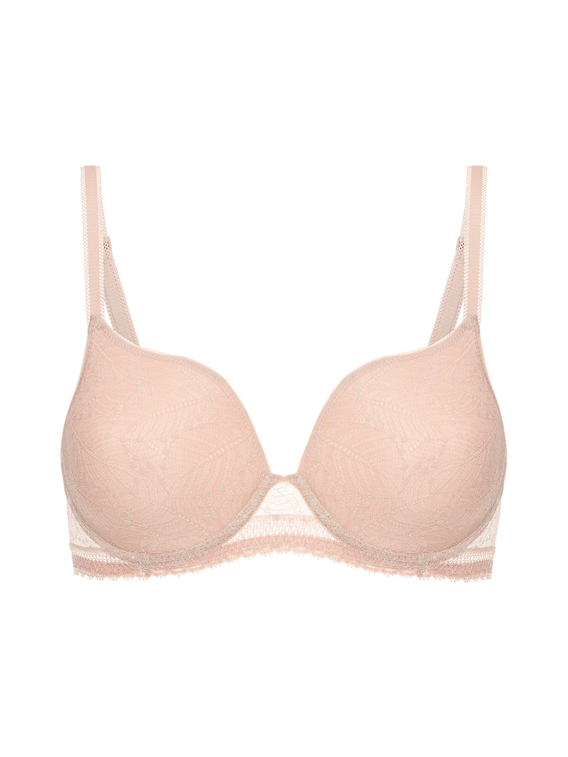 3D-BH mit tiefem Ausschnitt - Rosa Sand