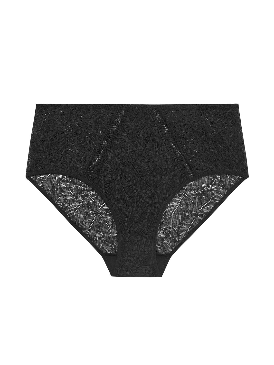 High-Waist-Slip. - Schwarz