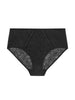 High-Waist-Slip. - Schwarz