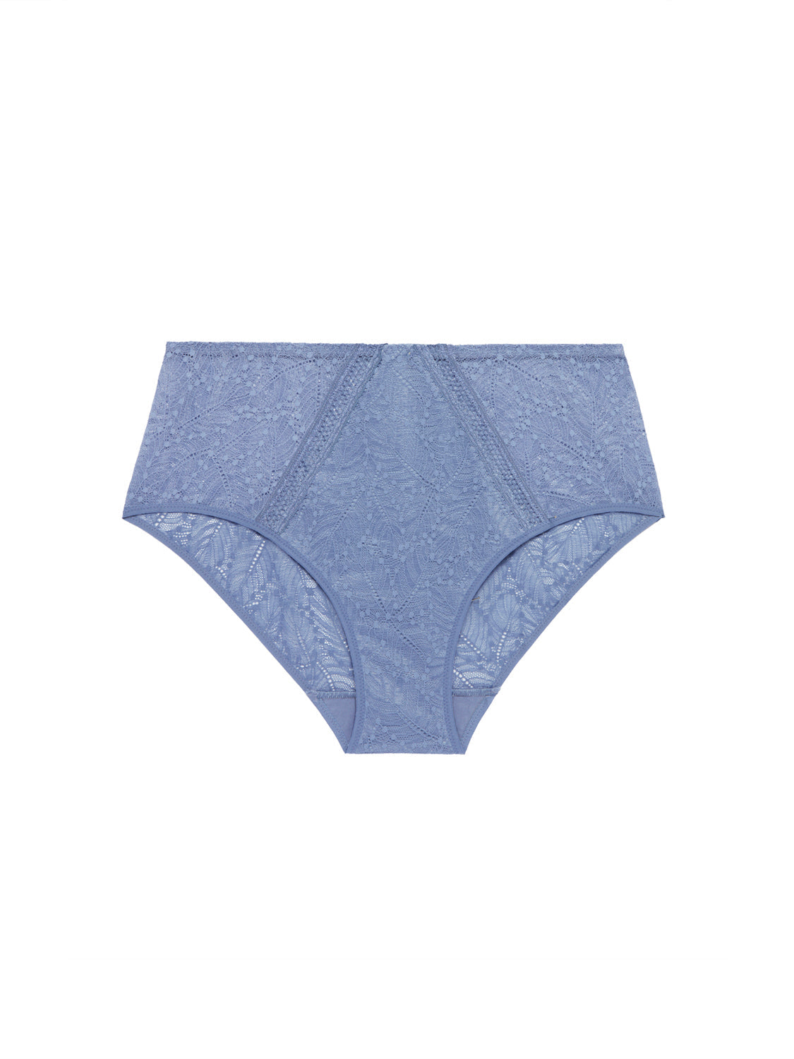 High-Waist-Slip. - Chambrayblau