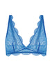 Weicher Triangel-BH mit Softcup - Vergissmeinnichtblau