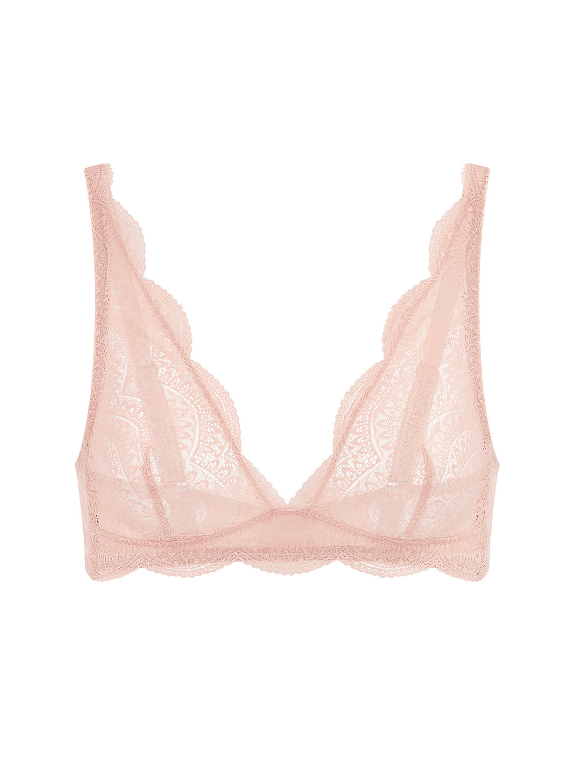 Weicher Triangel-BH mit Softcup - Rosige Haut