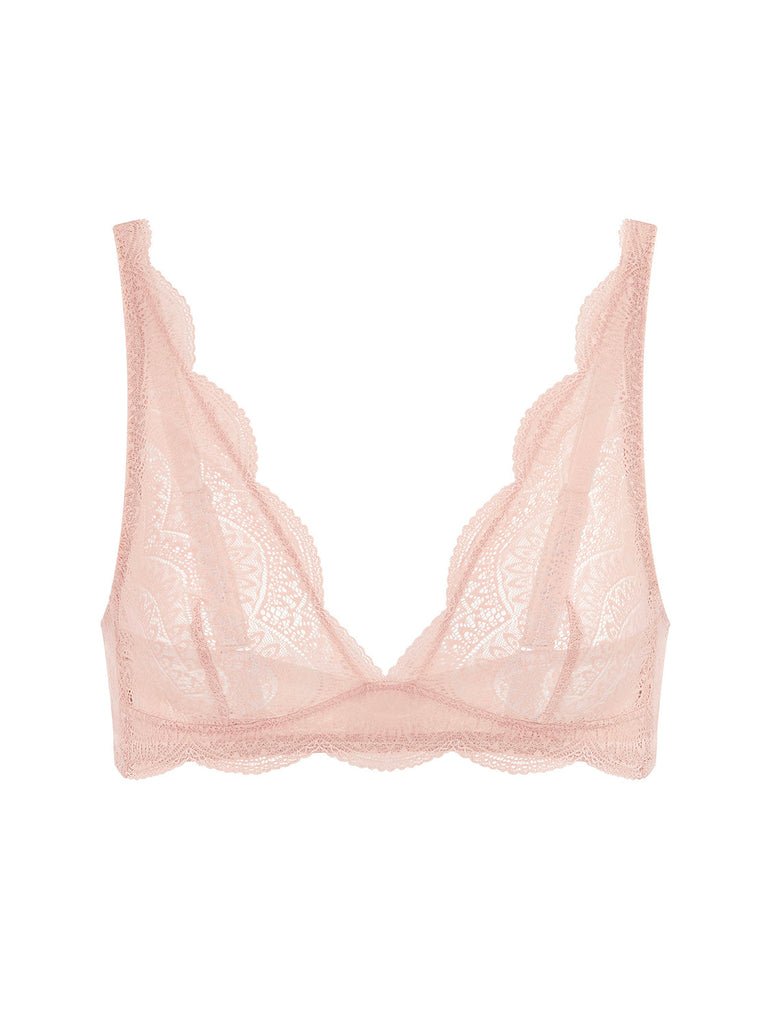 Weicher Triangel-BH mit Softcup - Rosige Haut