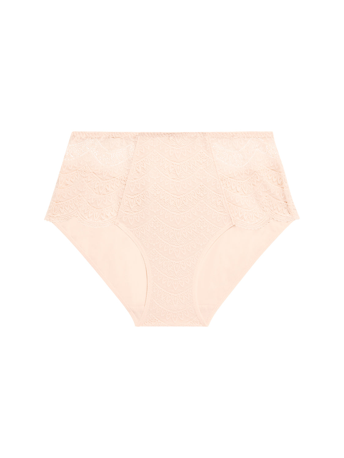High-Waist-Slip. - Puderrosa