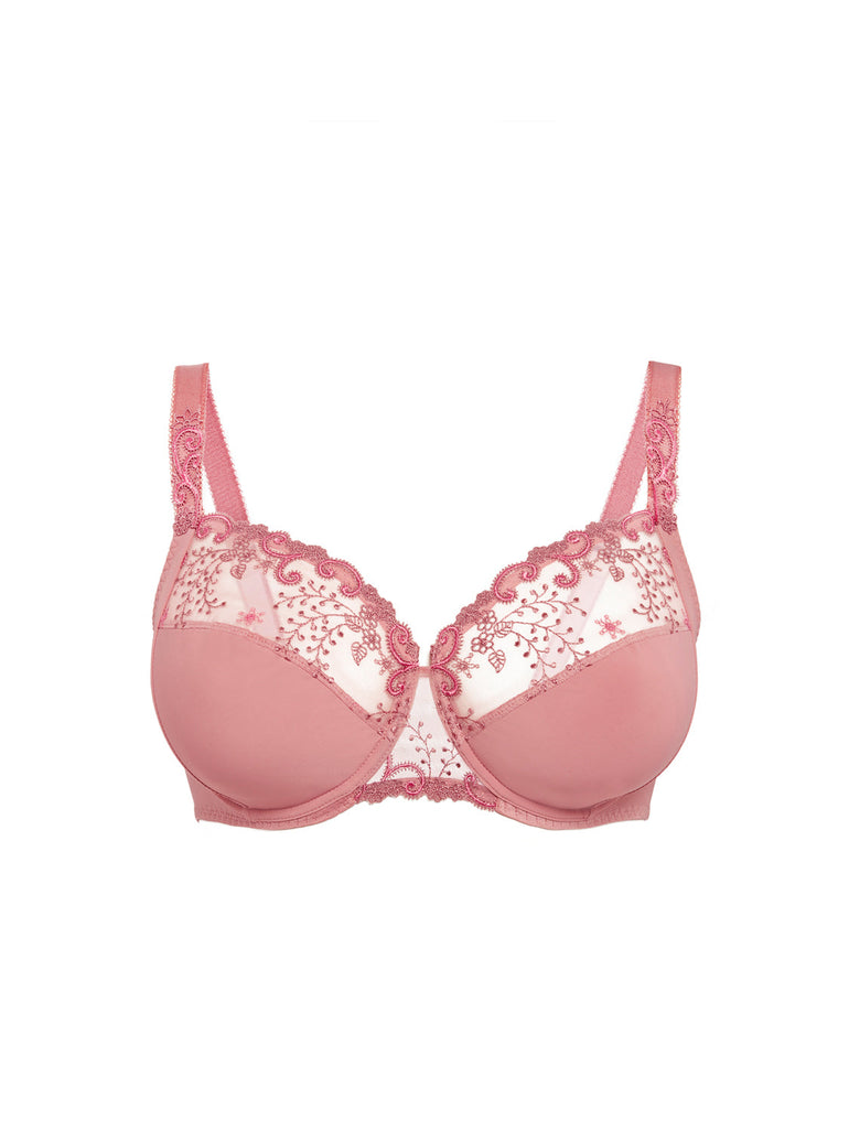 Full-Cup-BH mit Stützfunktion - Smokey-Rosa
