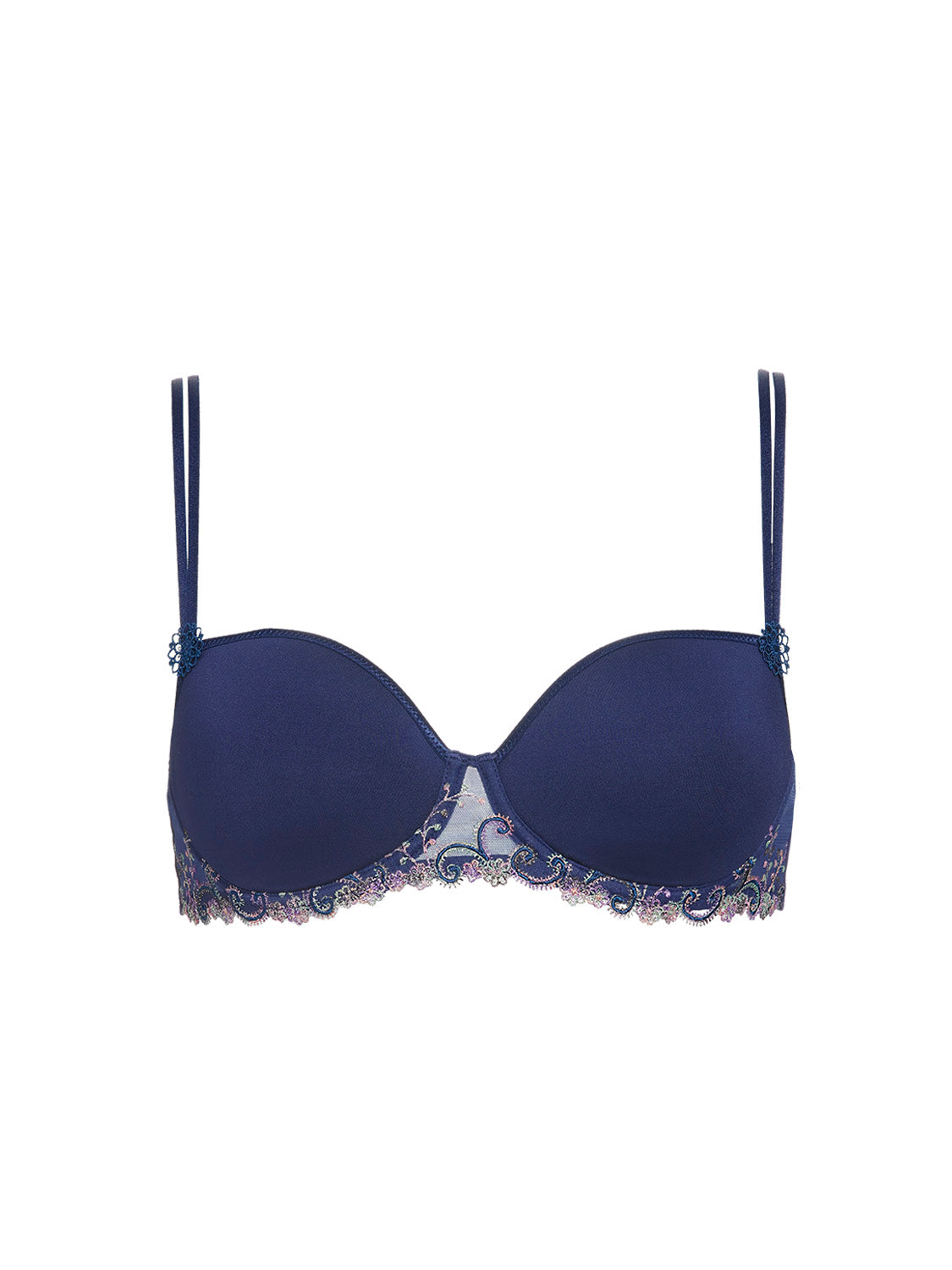 Contour-BH, 3/4 Schale aus Spacer 3D - Regenbogenblau