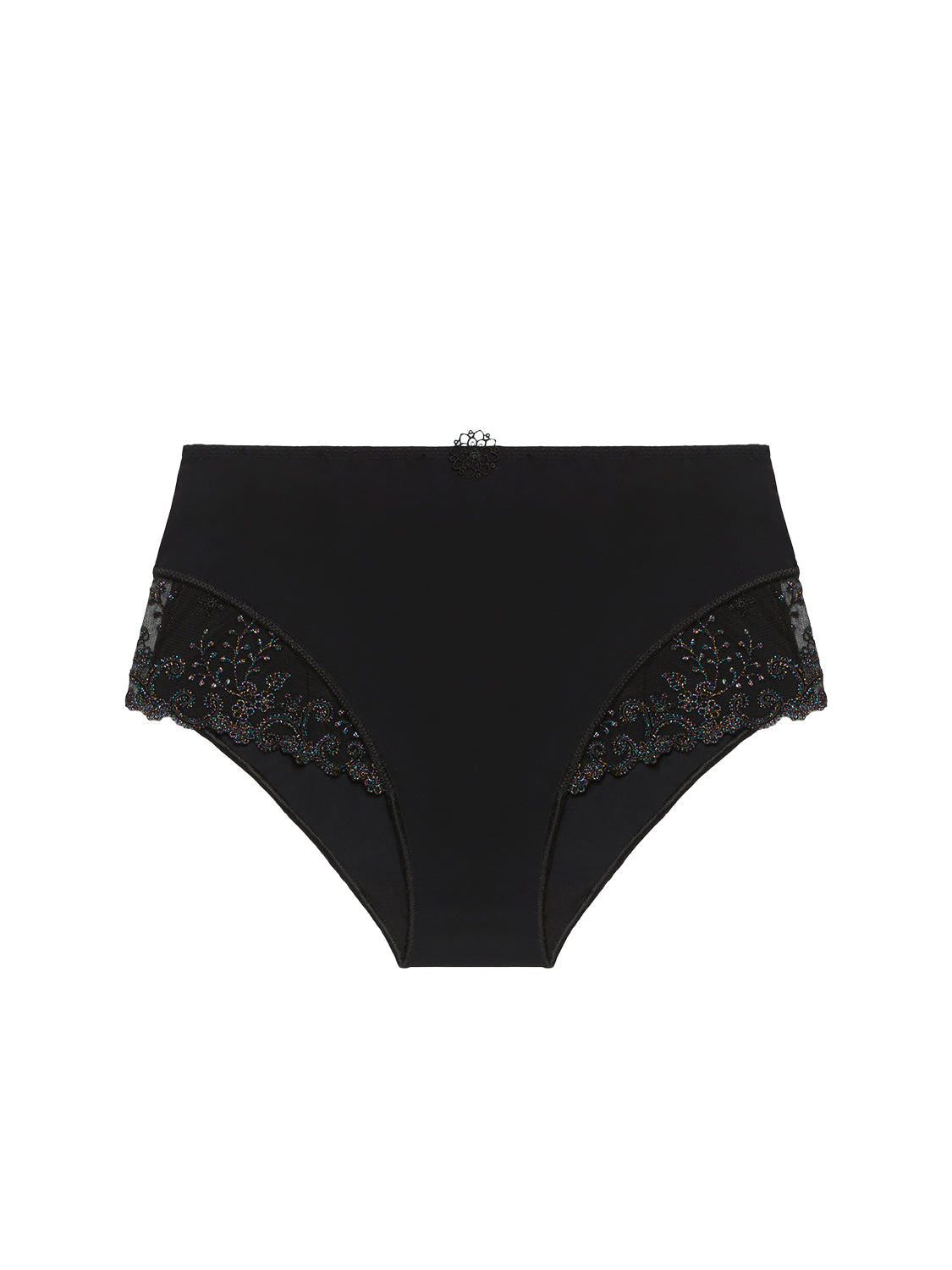 High-Waist-Slip. - Edelstein-Schwarz