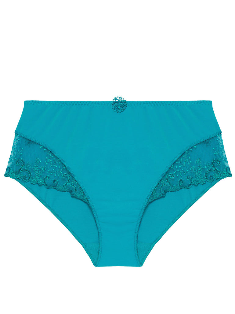 High-Waist-Slip. - Atollblau