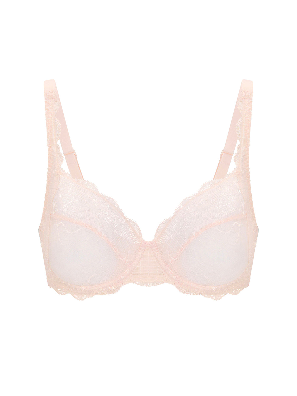 Full-Cup-BH mit eckigem Ausschnitt - Sakura-Rosa