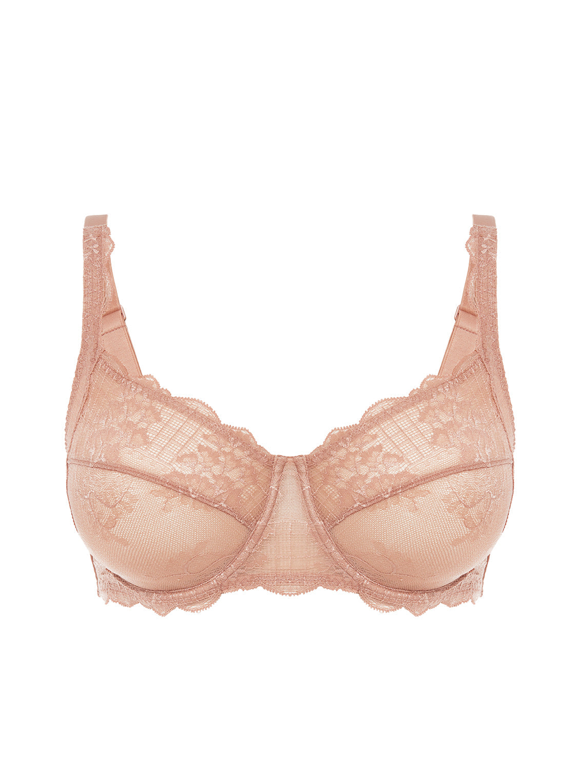 Full-Cup-BH mit eckigem Ausschnitt - Nude