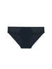 Bikini-Slip aus Baumwolle - Schwarz