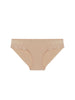 Bikini-Slip aus Baumwolle - Rosé-Nude