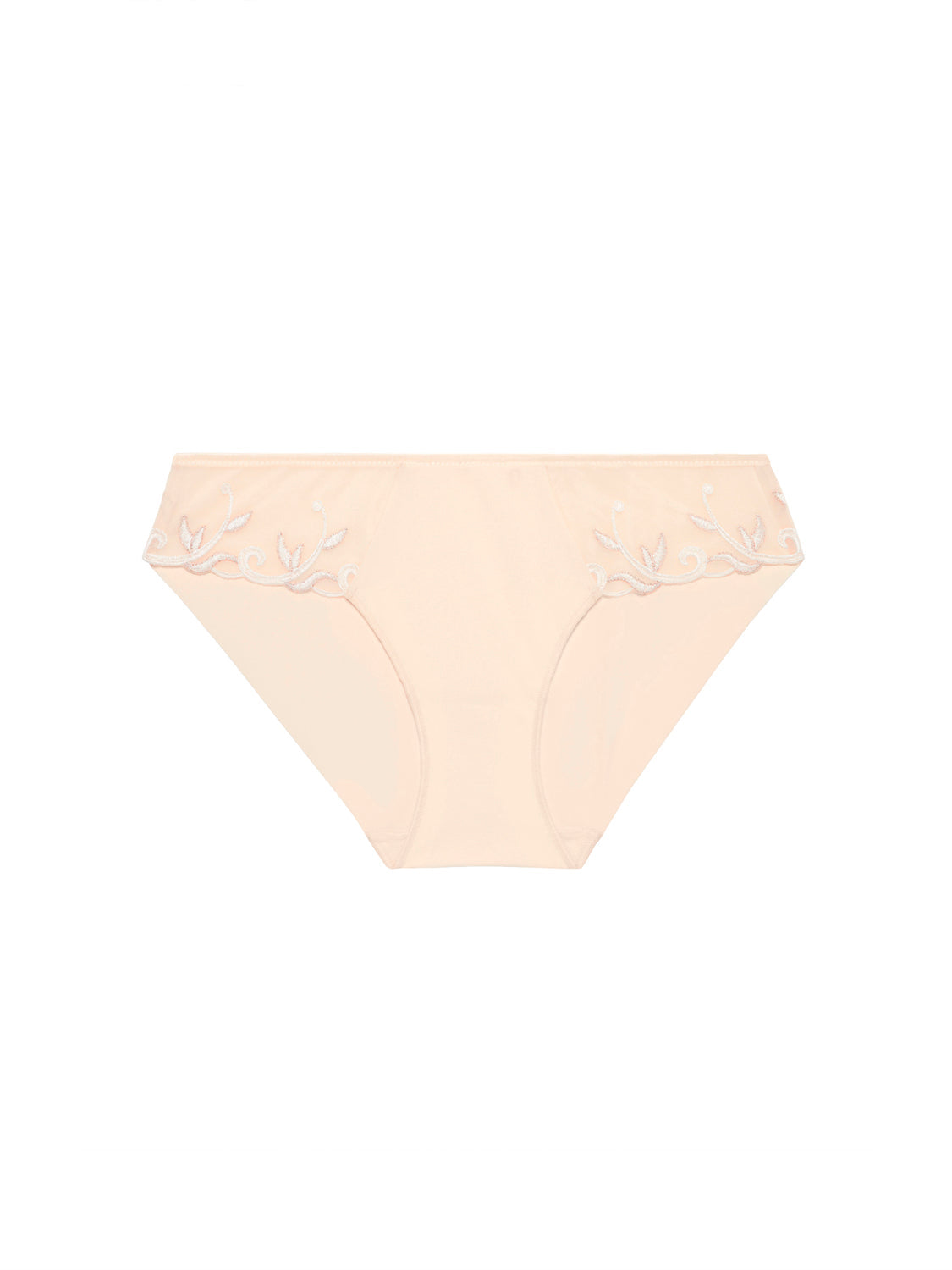Bikini-Slip aus Baumwolle - Sandbeige