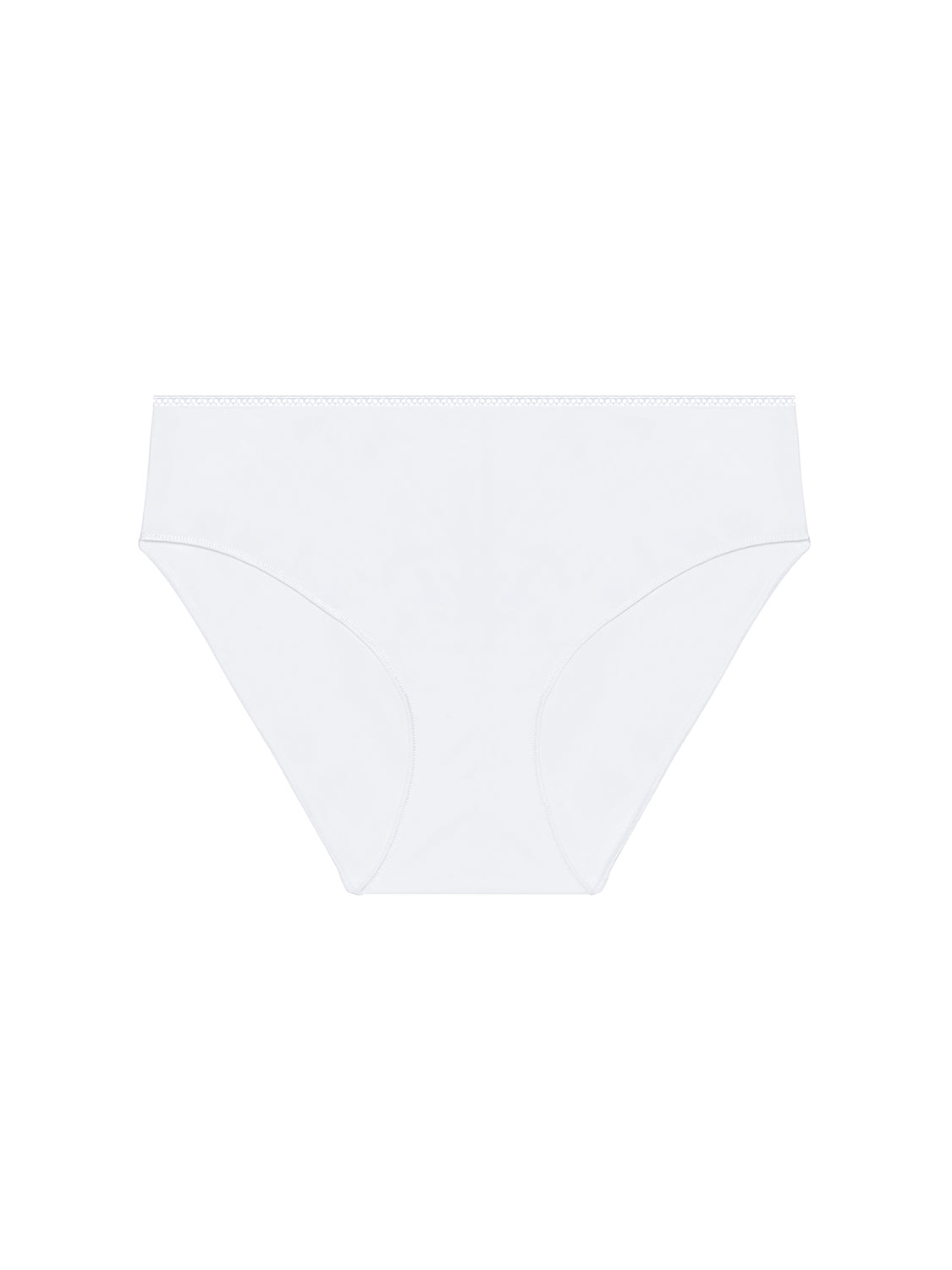 Slip mit hohem Bund - Weiß