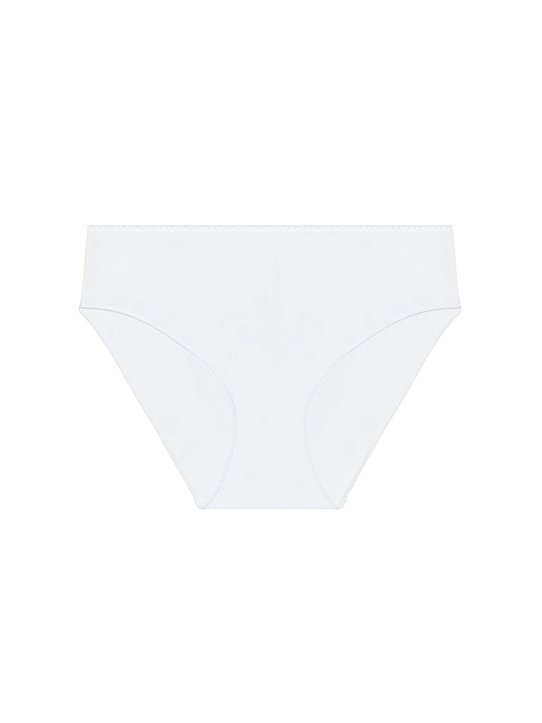 Slip mit hohem Bund - Weiß