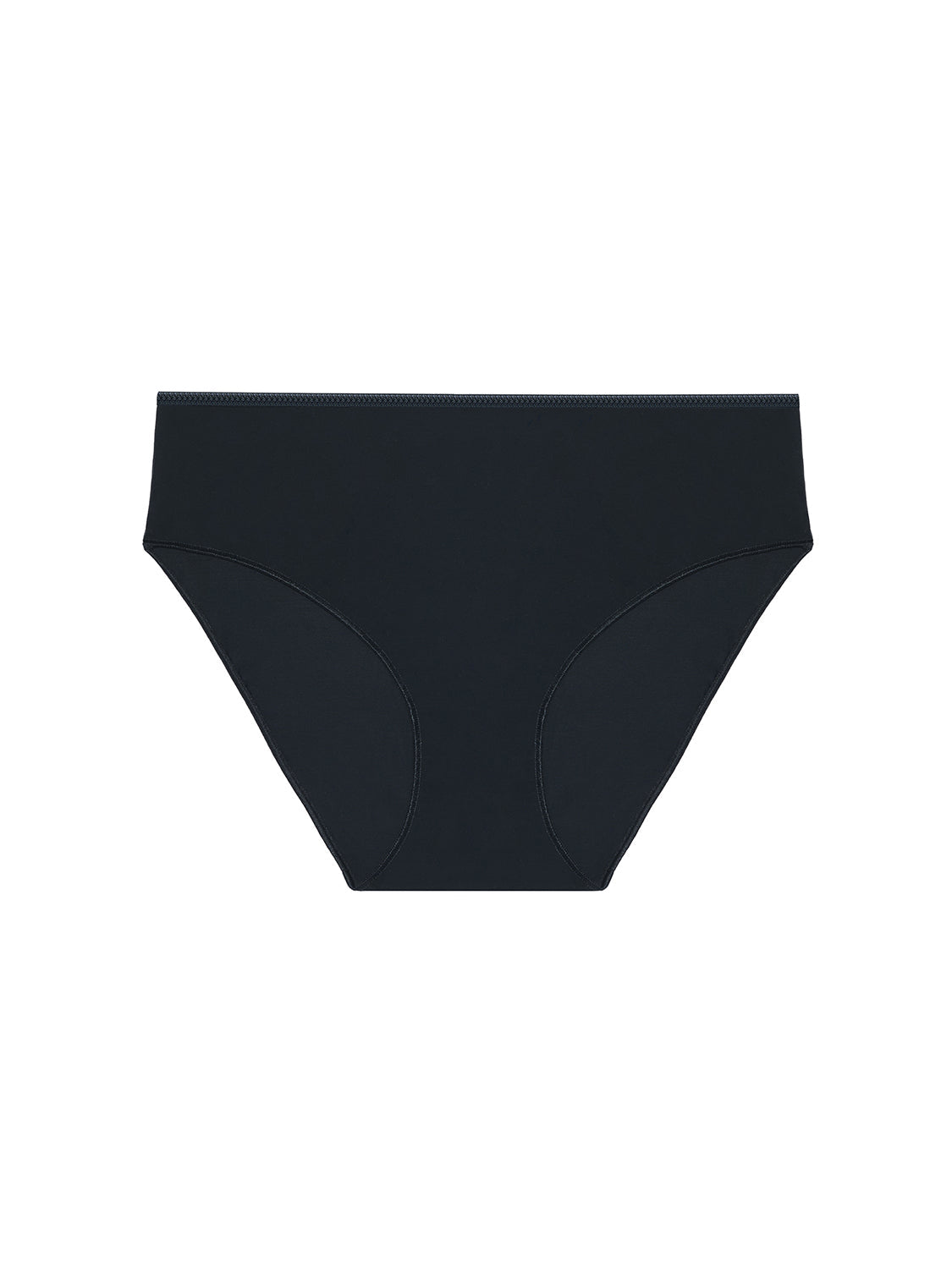 Slip mit hohem Bund - Schwarz