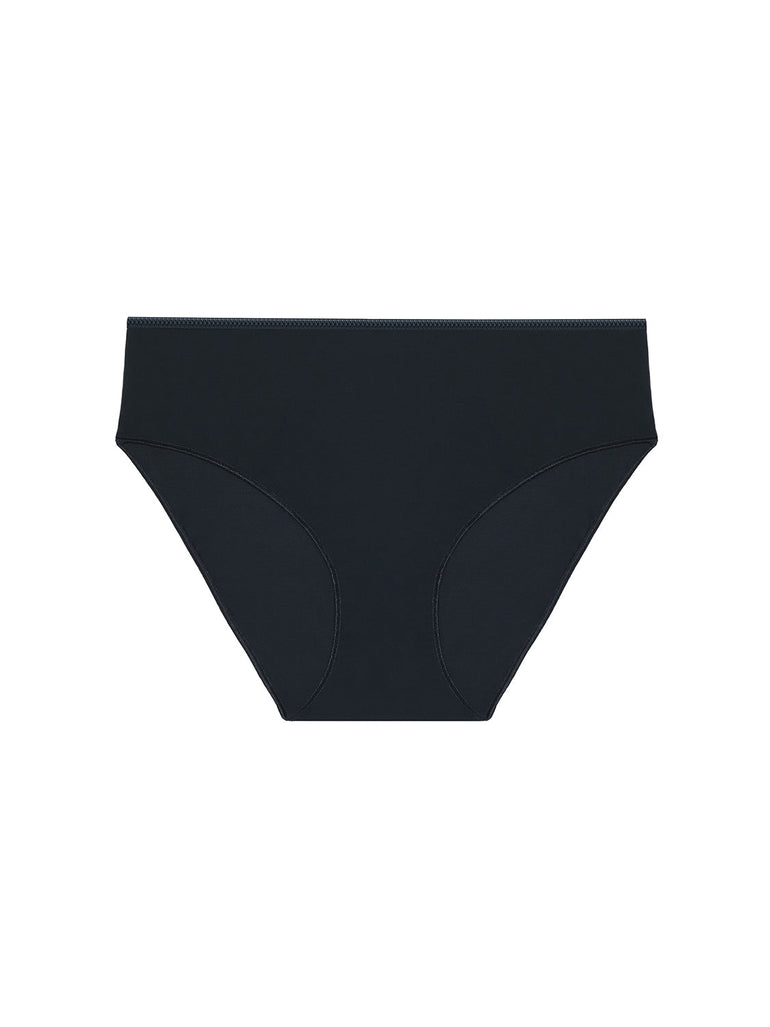 Slip mit hohem Bund - Schwarz