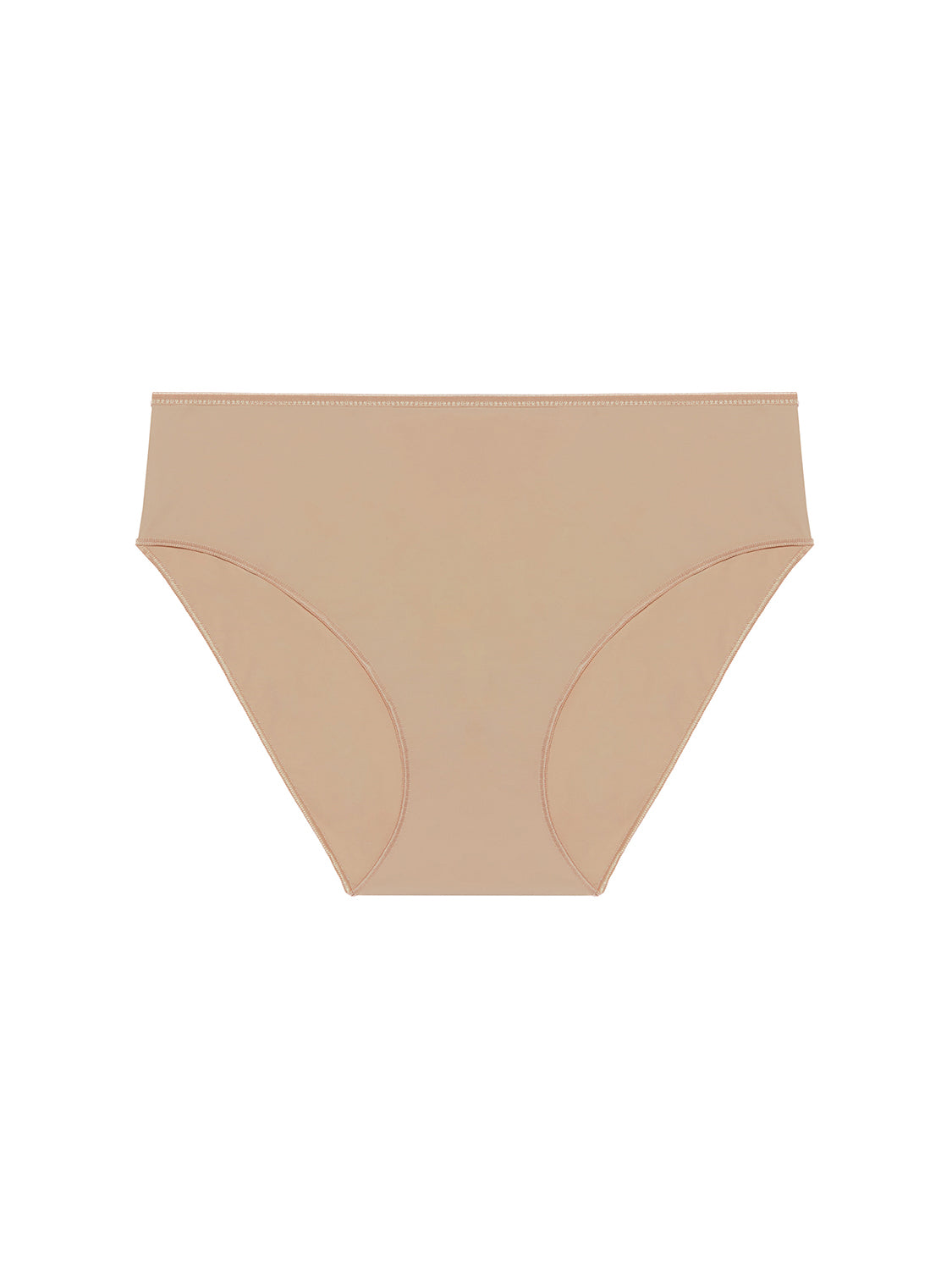 Slip mit hohem Bund - Rosé-Nude