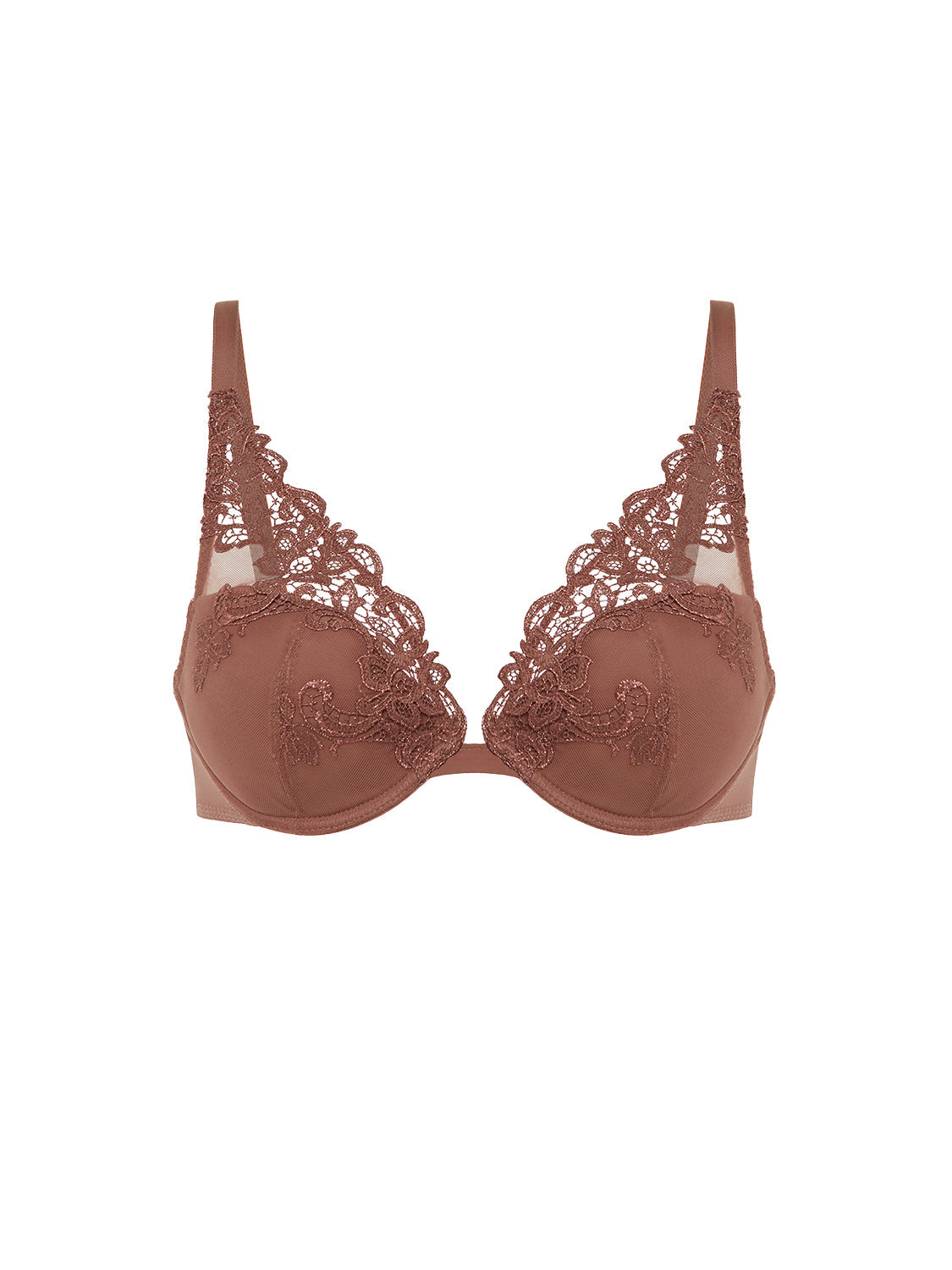 Plunge-Push-up-BH - Zartbraun