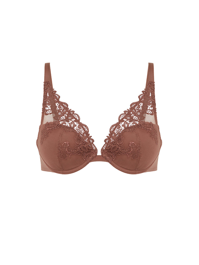 Plunge-Push-up-BH - Zartbraun