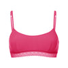 Weicher Triangel-BH mit Softcup - Fuschia