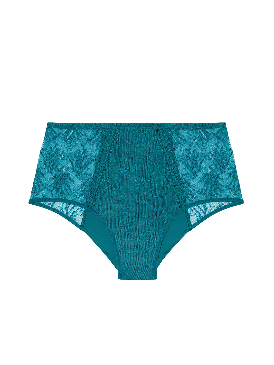 High-Waist-Slip. - Smaragdgrün