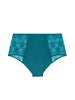 High-Waist-Slip. - Smaragdgrün