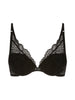Push-up-Triangel-BH - Schwarz