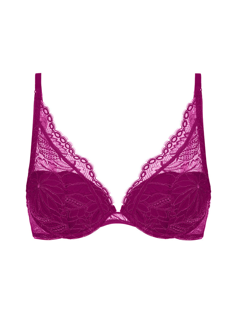 Push-up-Triangel-BH - Himbeere