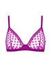 Weicher Triangel-BH mit Softcup - Bougainvillea