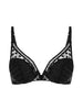 Push-up-Triangel-BH - Schwarz