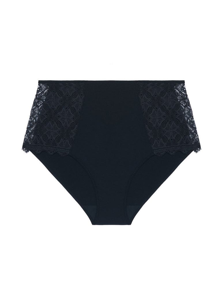 High-Waist-Slip. - Schwarz