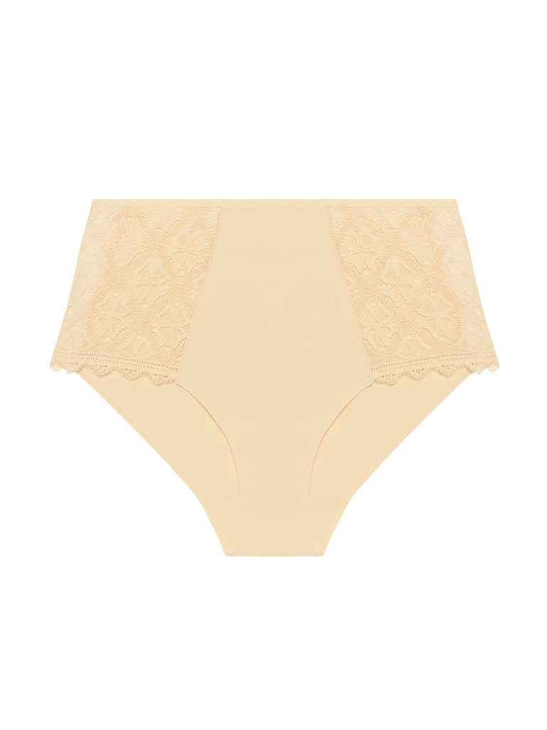 High-Waist-Slip. - Vanille