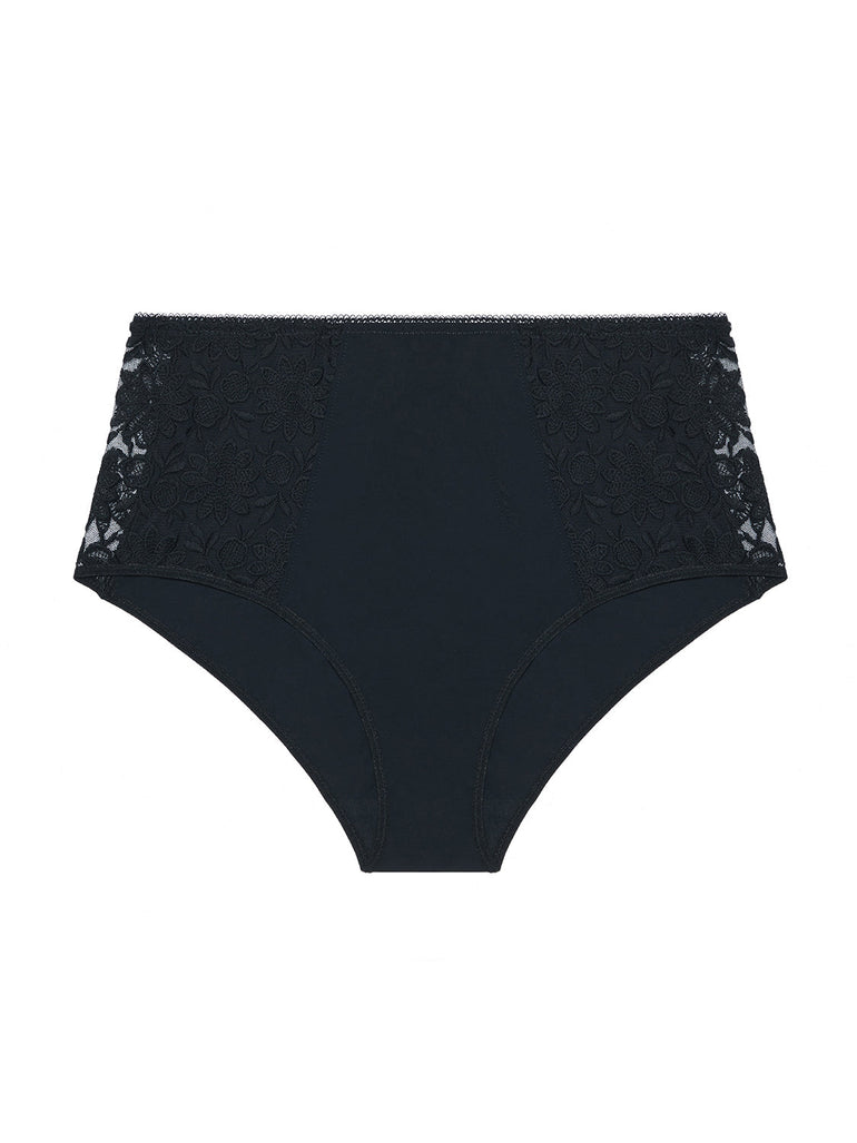 High-Waist-Slip. - Schwarz