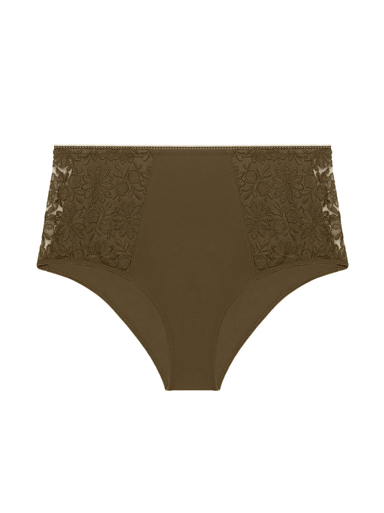 High-Waist-Slip. - Nomad-Grün
