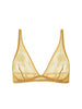 Weicher Triangel-BH mit Softcup - Goldgelb