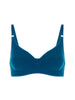 Bügel-BH mit tiefem Dekolleté - Poseidonblau