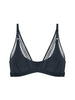 Weicher Triangel-BH mit Softcup - Schwarz